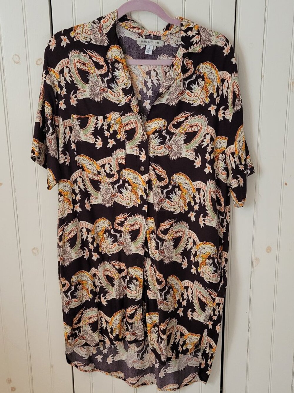 Urban Outfitters Tiger/Dragon Shirt Dress